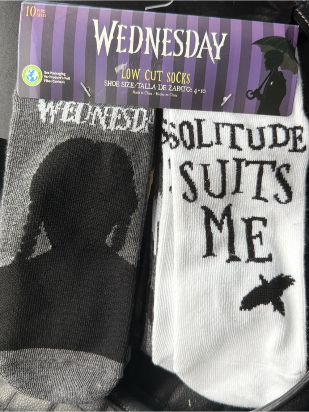 Low Cut Kids Athletic Socks - Black & White - Pack Wednesday 10 pack